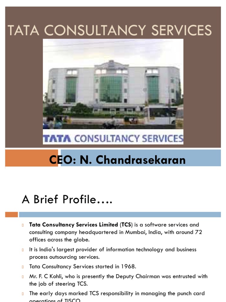 Tata Consultancy Services | PDF