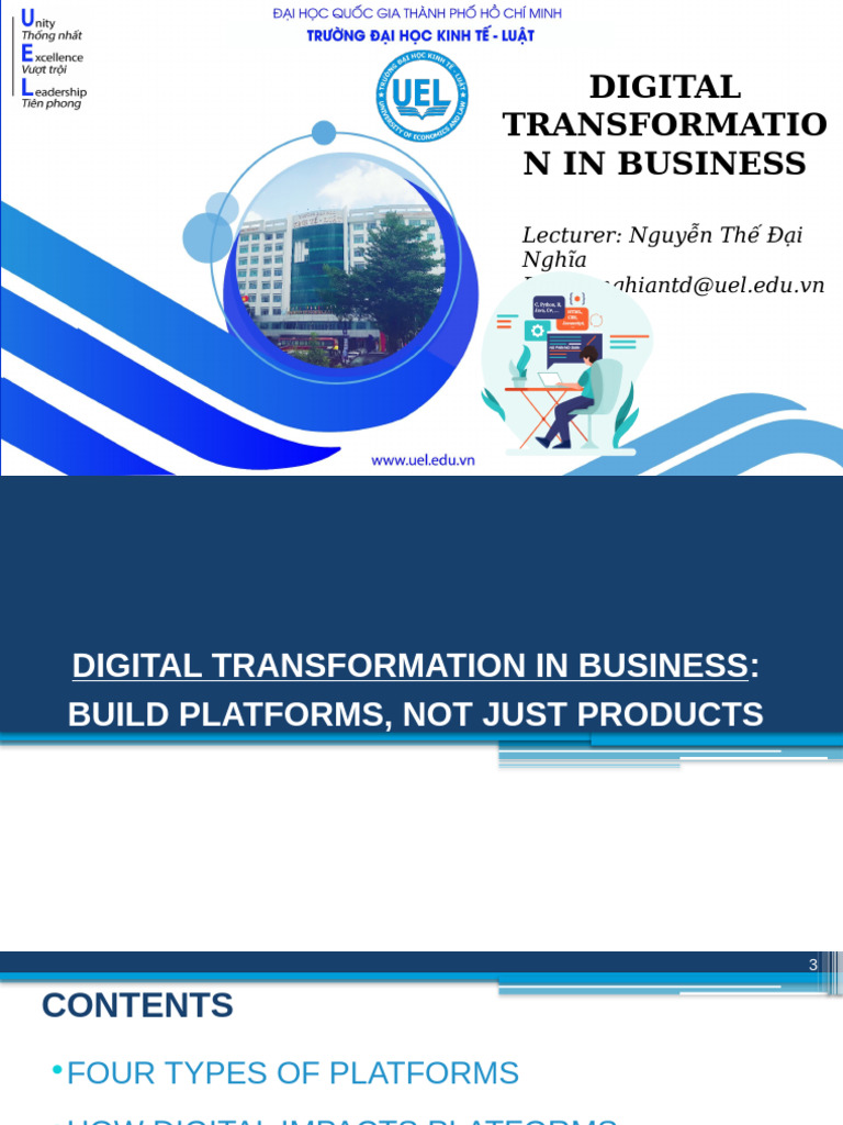 Digital Platforms for Business Leaders | PDF | Business Model ...