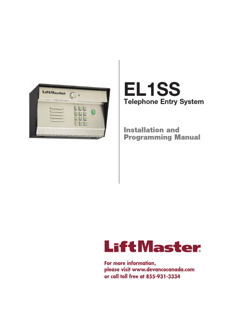 EL1 SS Programming Instructions | PDF