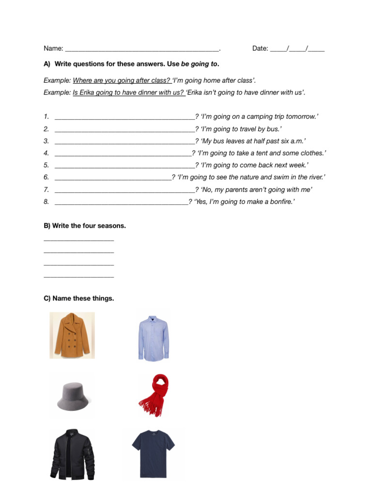 Vocabulary Clothes | PDF | Language Arts & Discipline | Home & Garden