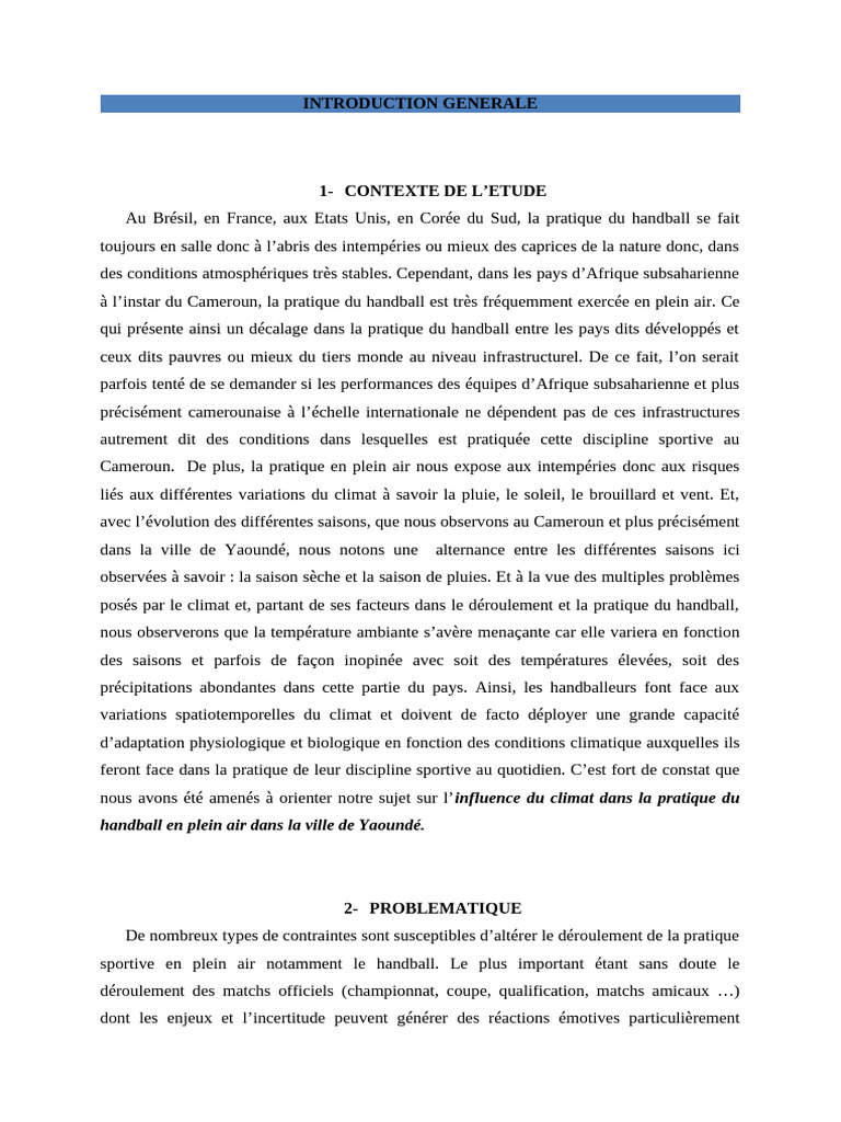 INTRODUCTION GENERALE | PDF