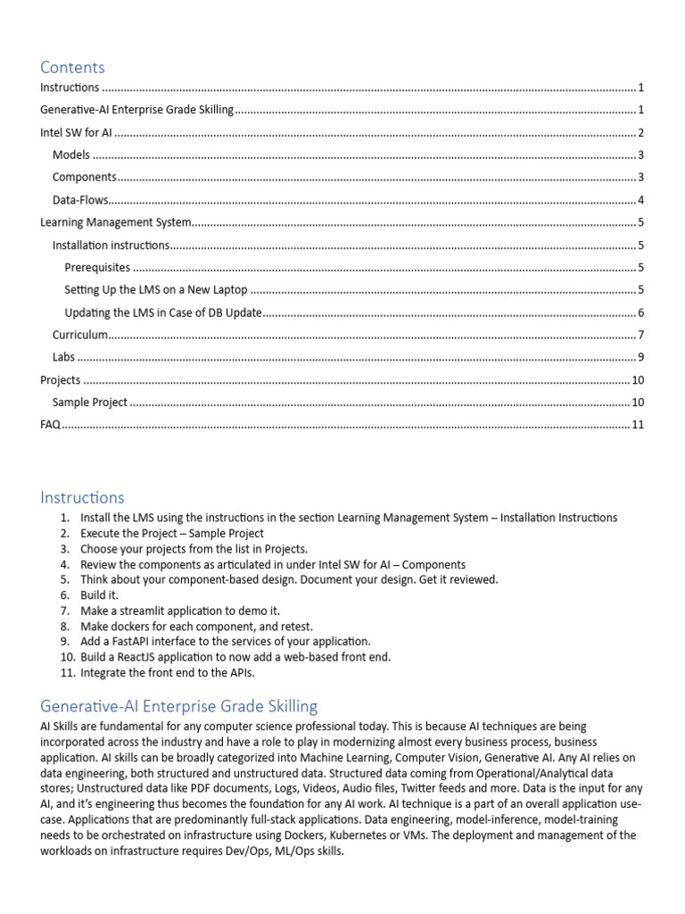 Generative AI Labs and Projects | PDF