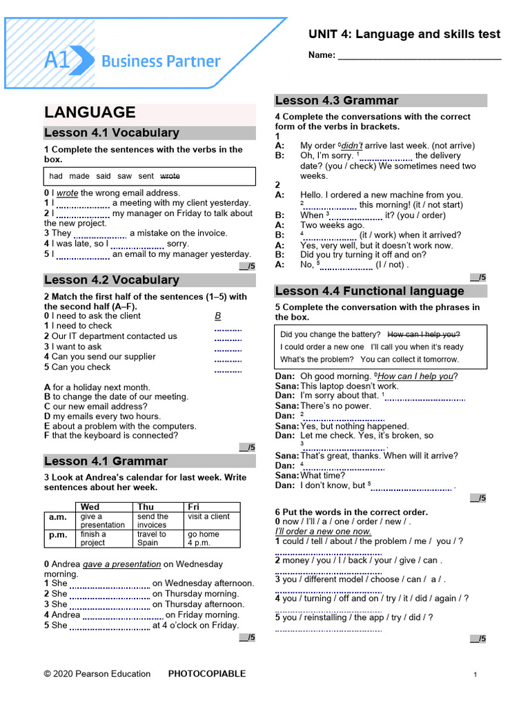 Unit 4 Test PDF | PDF
