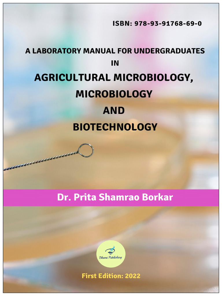A Laboratory Manual in Agricultural Microbiology Microbiology and ...