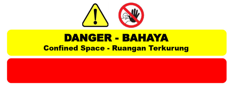 Signage Confined Space | PDF