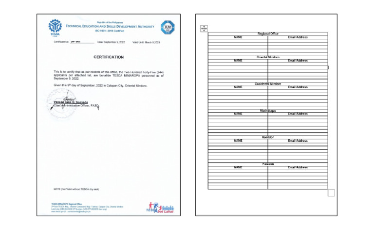 Hr Certification Sample Pdf
