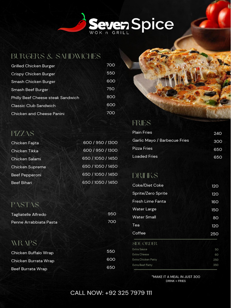 Seven Spice Menu-1 PDF | PDF