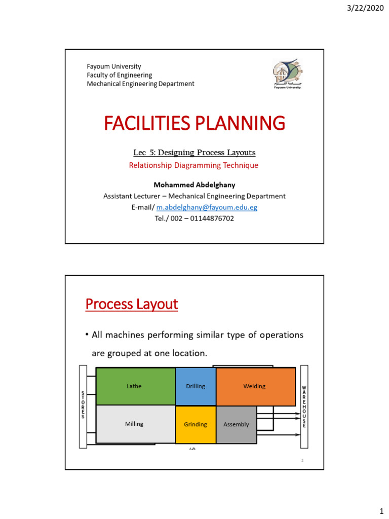 Muther's Grid in Process Layout Design | PDF | Engineering