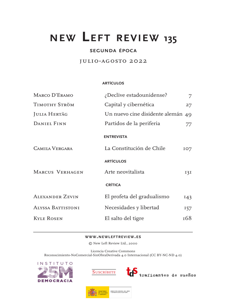 Alexander Zevin, El Profeta Del Gradualismo, NLR 135 | PDF