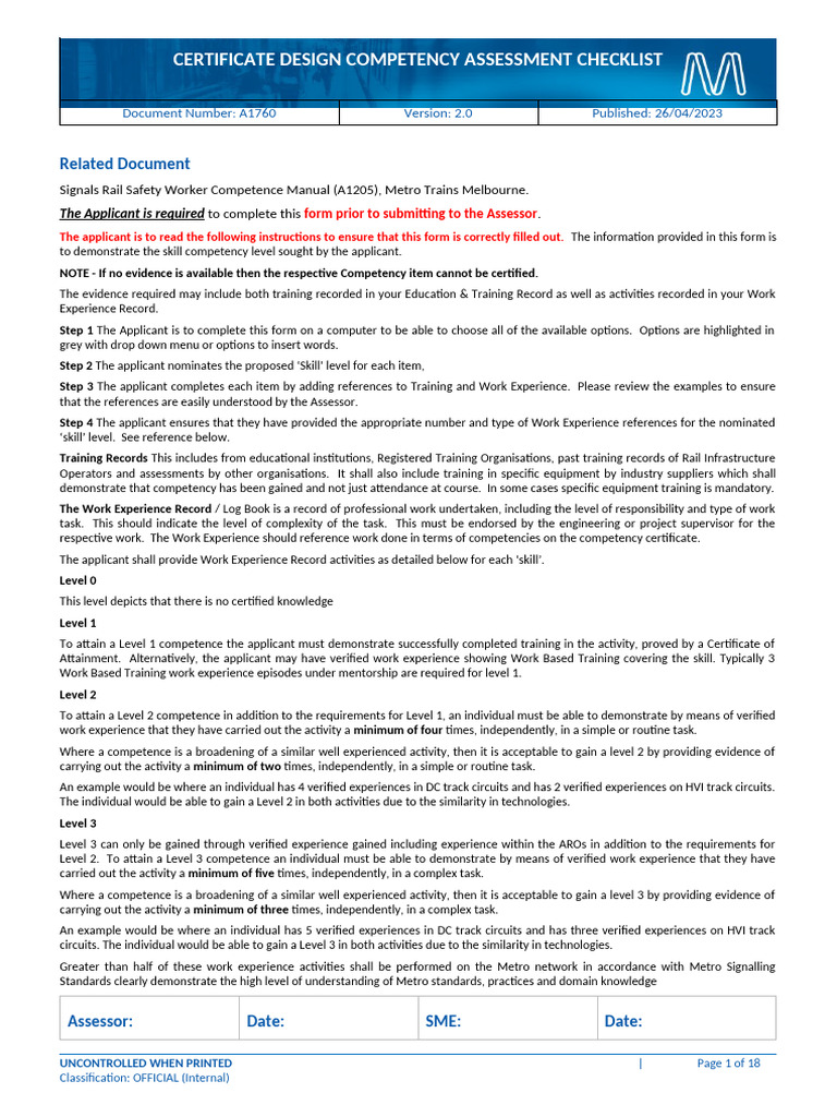 Com Checklist | PDF