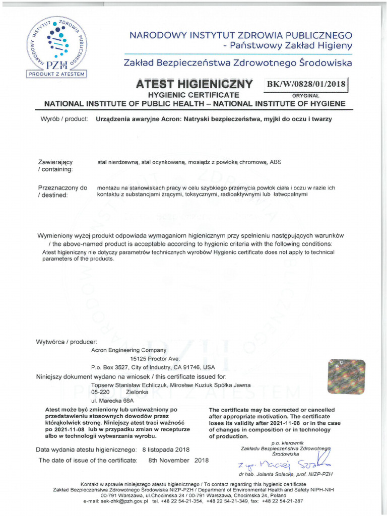 PZH Acorn | PDF