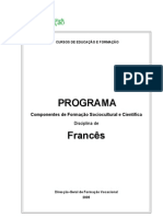 Programa Francês - Restaurante