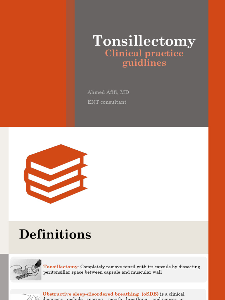 Tonsillectomy Guidlines Reduced Pdf