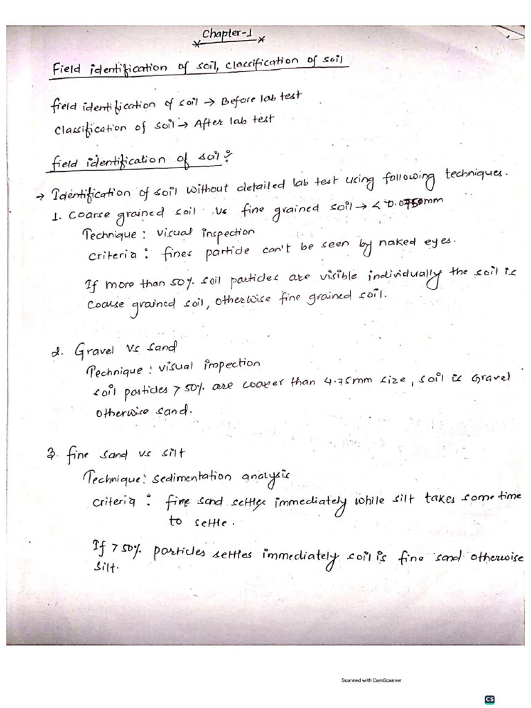 Soil Full Notes | PDF