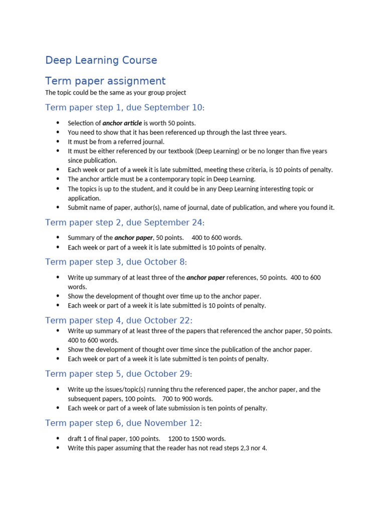 Term Paper ICS690-50 | PDF