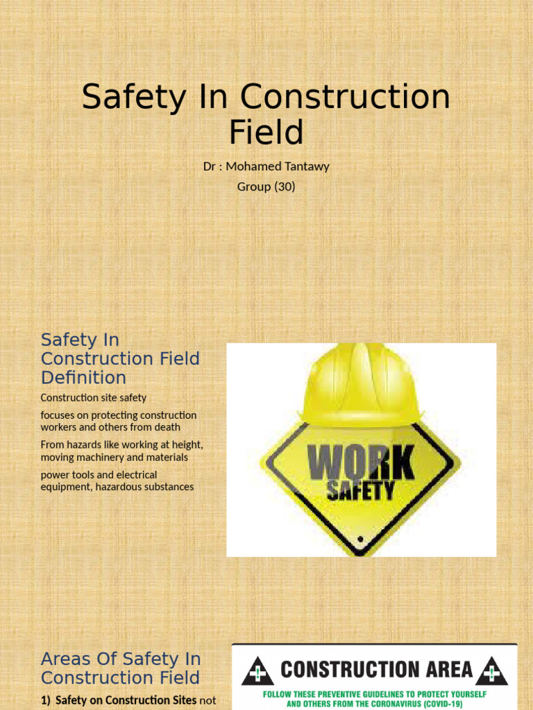 Safety in Construction Field | PDF