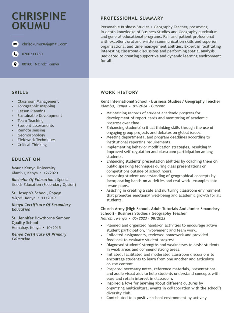 My CV | PDF
