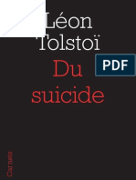 Du Suicide, Léon Tolstoï