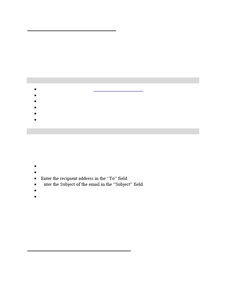 Electronic Mail For Basic 7 | PDF