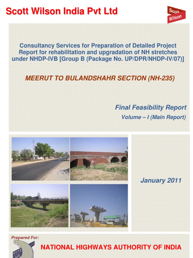 LIMIT OVER COLLECTION -RIVALS- スペシャルパック Meerut-Bulandshahr NH-235 Project Report | PDF | Road | Road Surface