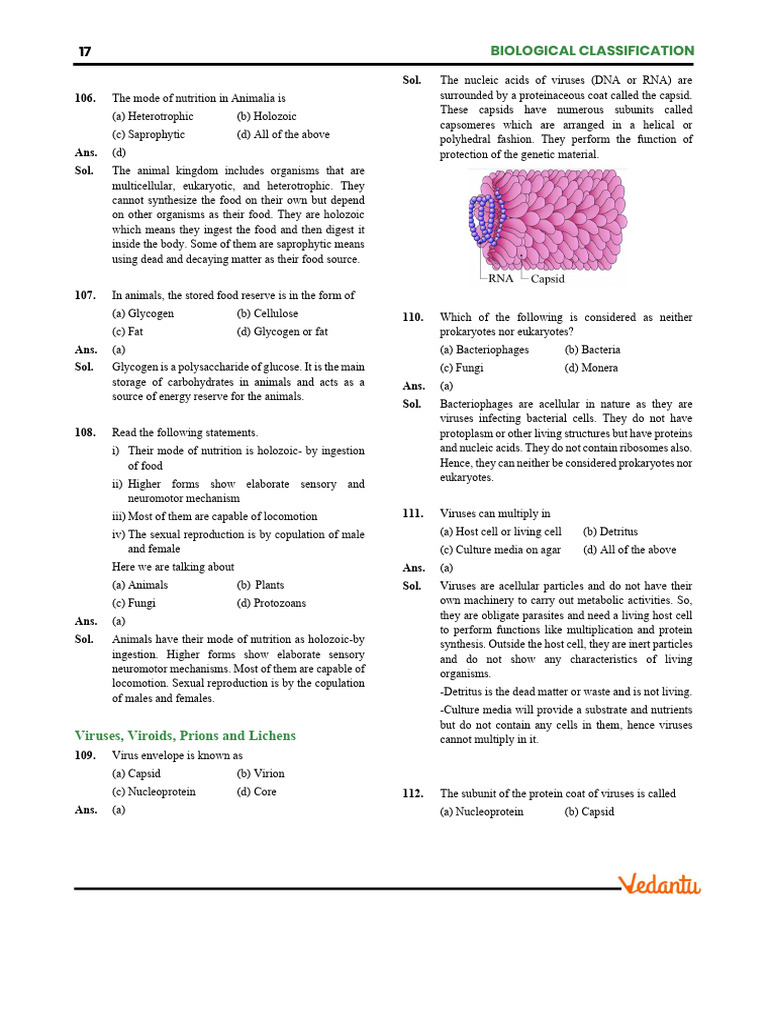 Vedantu NEET Module XI V-1 Sol (@NEETJEEpulse - Backup) | PDF