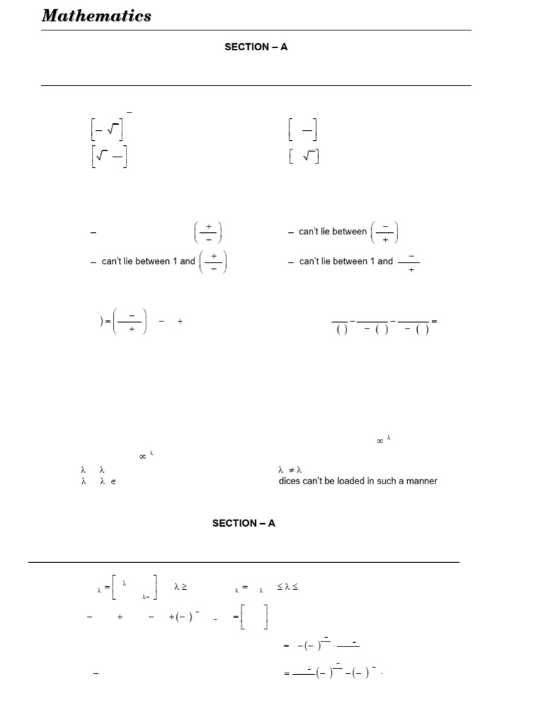 Maths Part-Iii Paper-2 24-12-2023 | PDF