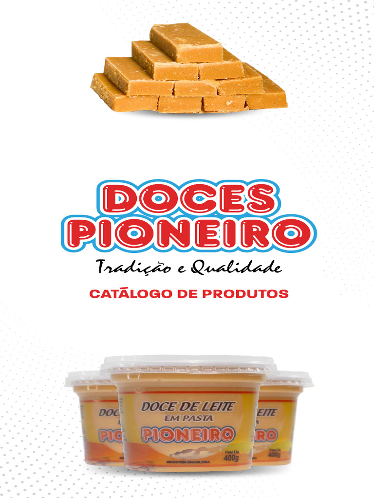Doces Pioneiro Catálogo - Versão Celular | PDF