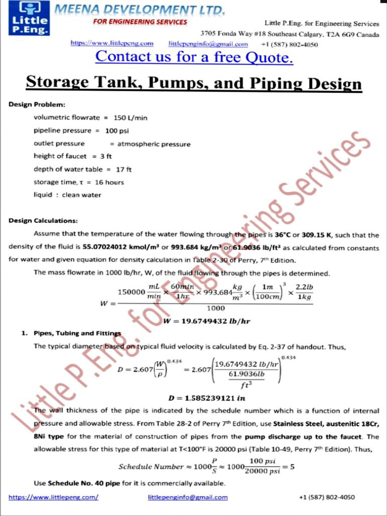 Storage Tank Pdf