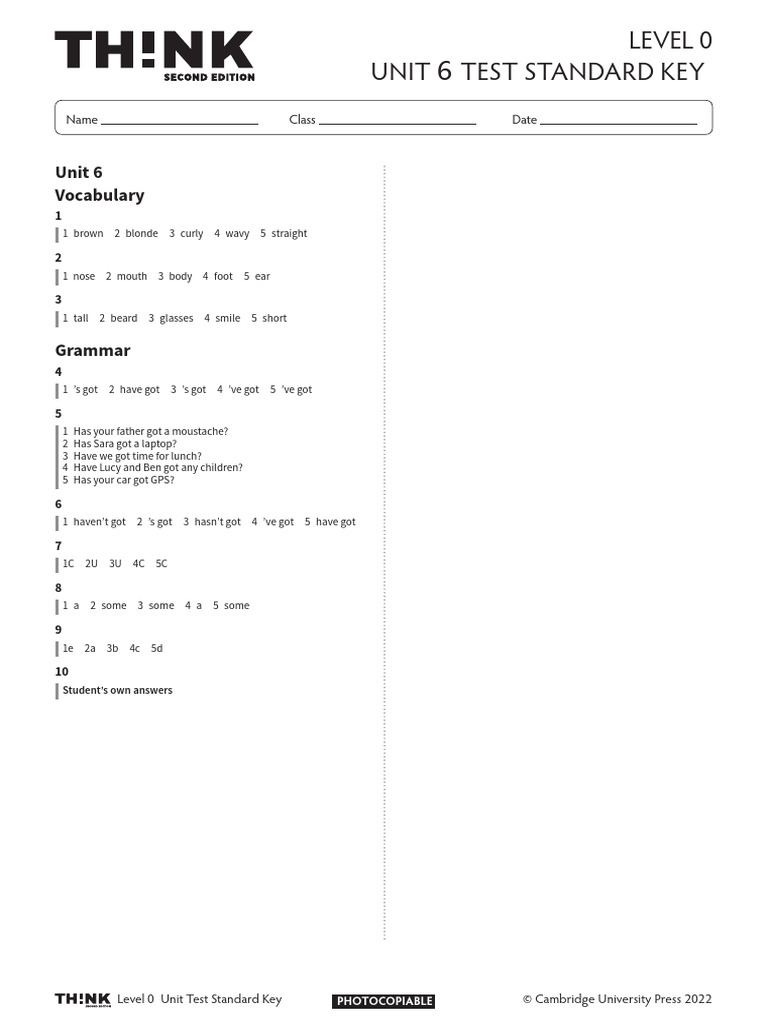 thk2e-bre-l0-unit-test-standard-answer-key-6-pdf