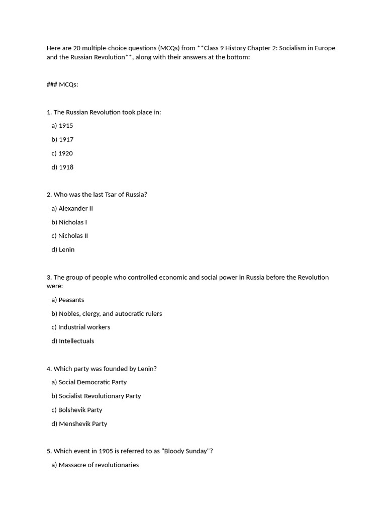 History CH 2 Mcqs | PDF