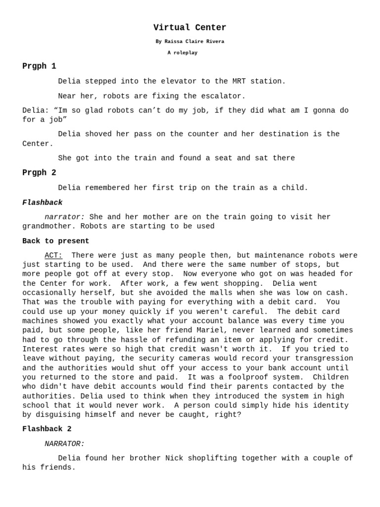Virtual center pdf