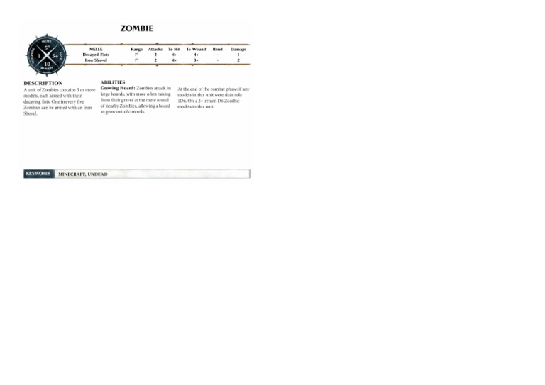 Zombie | PDF