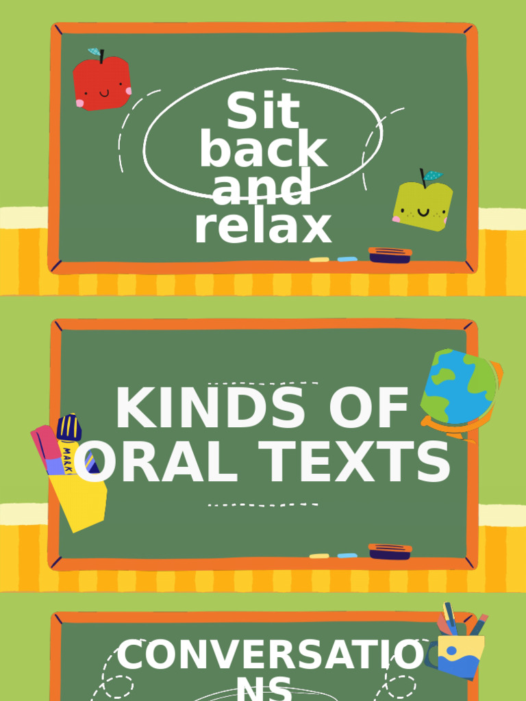 Types of Oral Texts Explained | PDF | Science & Mathematics