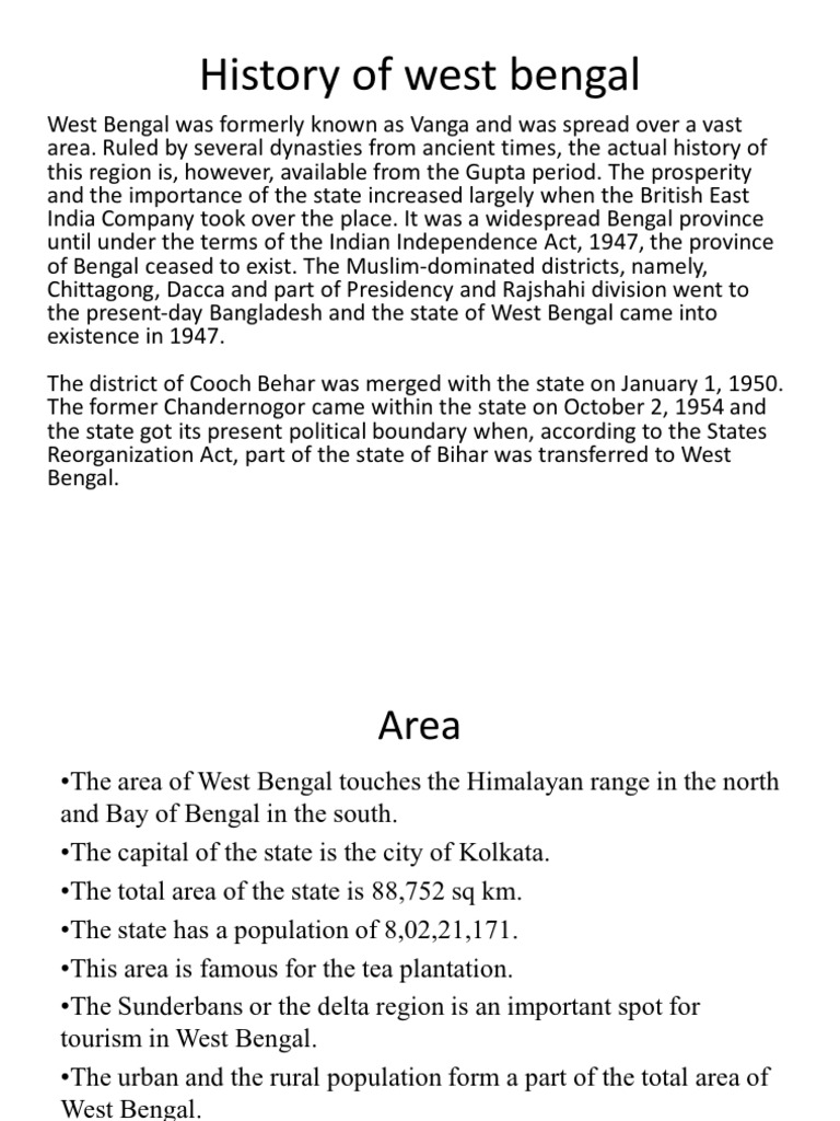 West Bengal Pdf Bengal Bangladesh