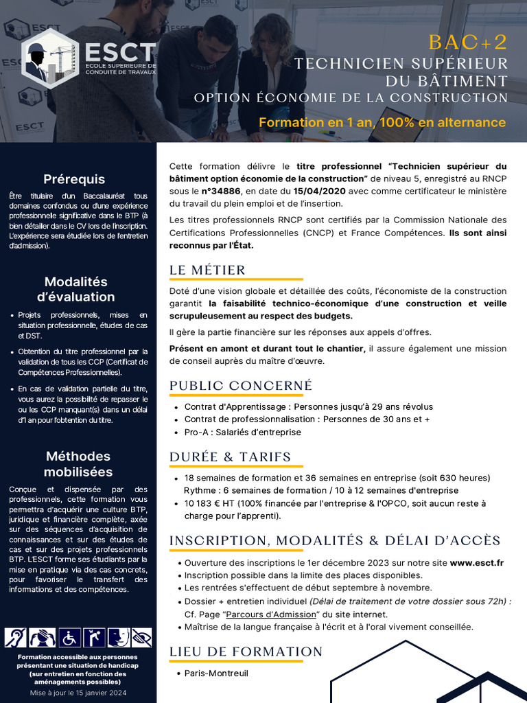 Alternance Bac+2 Tsbec | PDF