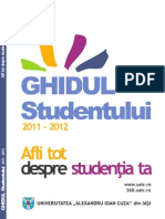 Ghidul Studentului 2011 - 2012