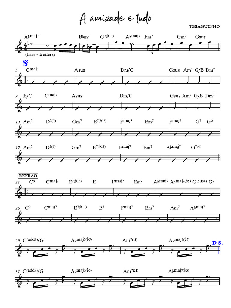 Amizade E Tudo Thiaguinho Pdf