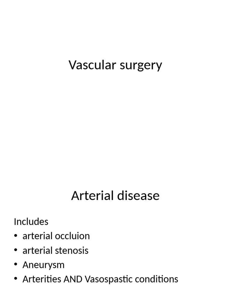 Vascular | PDF