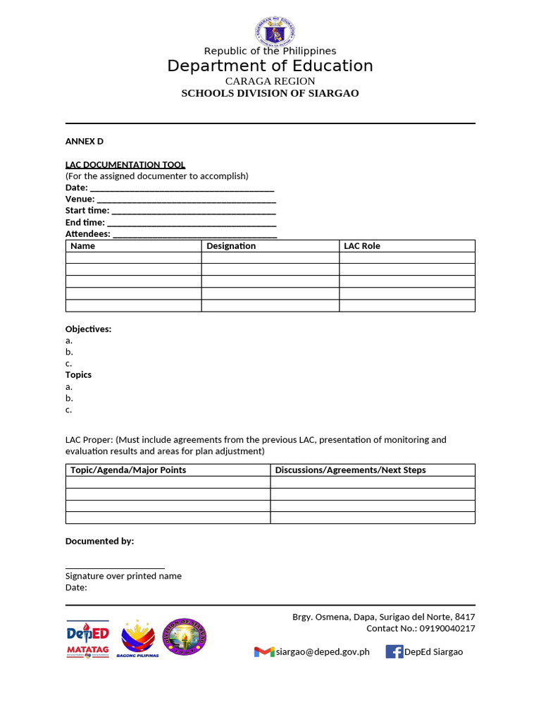 LAC Session | PDF