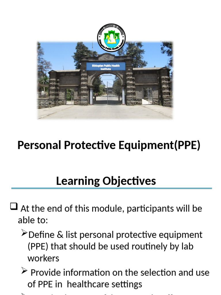 MODULE 3 PPE Edited | PDF | Personal Protective Equipment | Wellness