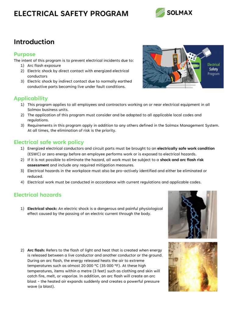 07 - P002 Electrical Safety Program (EN) | PDF