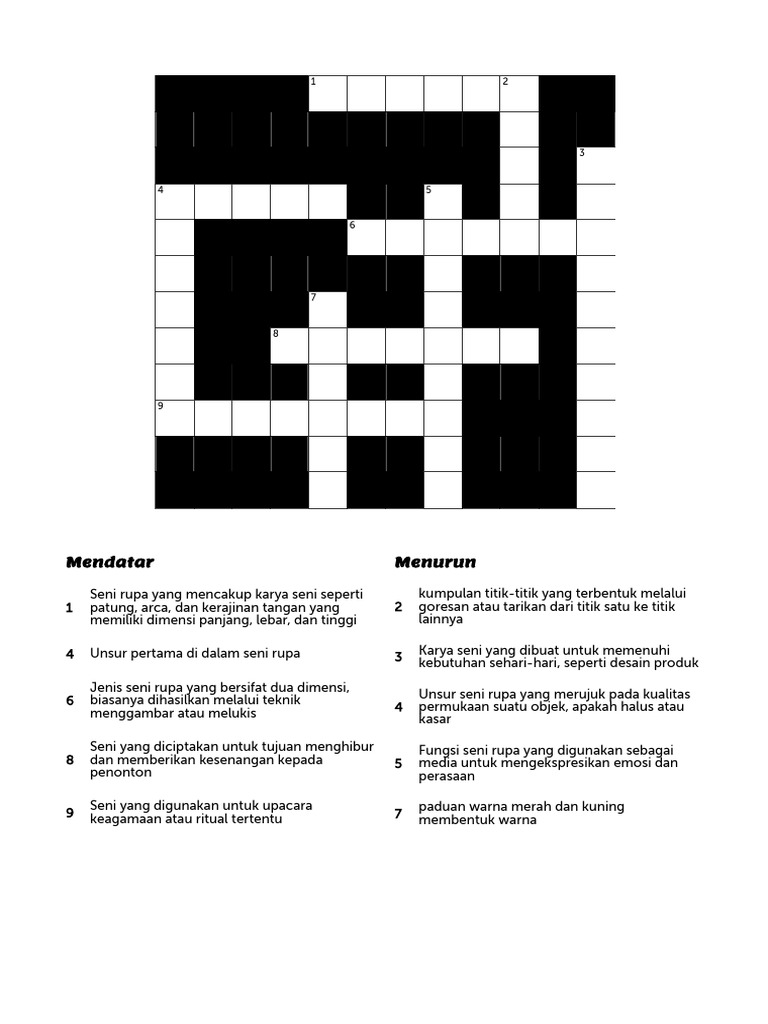 Bermain Teka Teki Silang Pdf