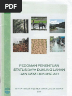 Download Pedoman Penentuan Status Daya Dukung Lahan Dan Daya Dukung Air by Hanggono Suryo Saputro SN77333190 doc pdf