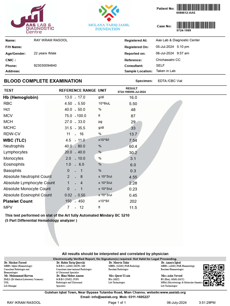 Normaltestreport | PDF