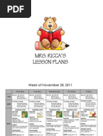 Download Weekly Lesson Plans by mrsricca237 SN77333454 doc pdf