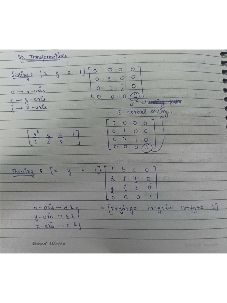 3d Notes | PDF