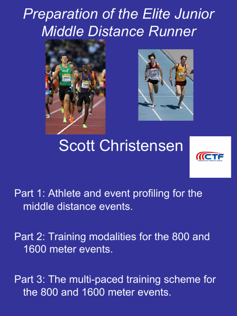Track and Field Training 800-1600 Slides | PDF