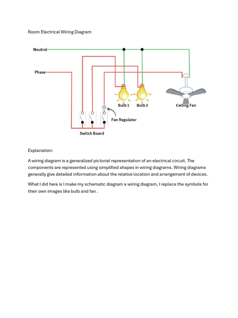 Room Electrical Wiring Diagram | PDF, image size:768x1024