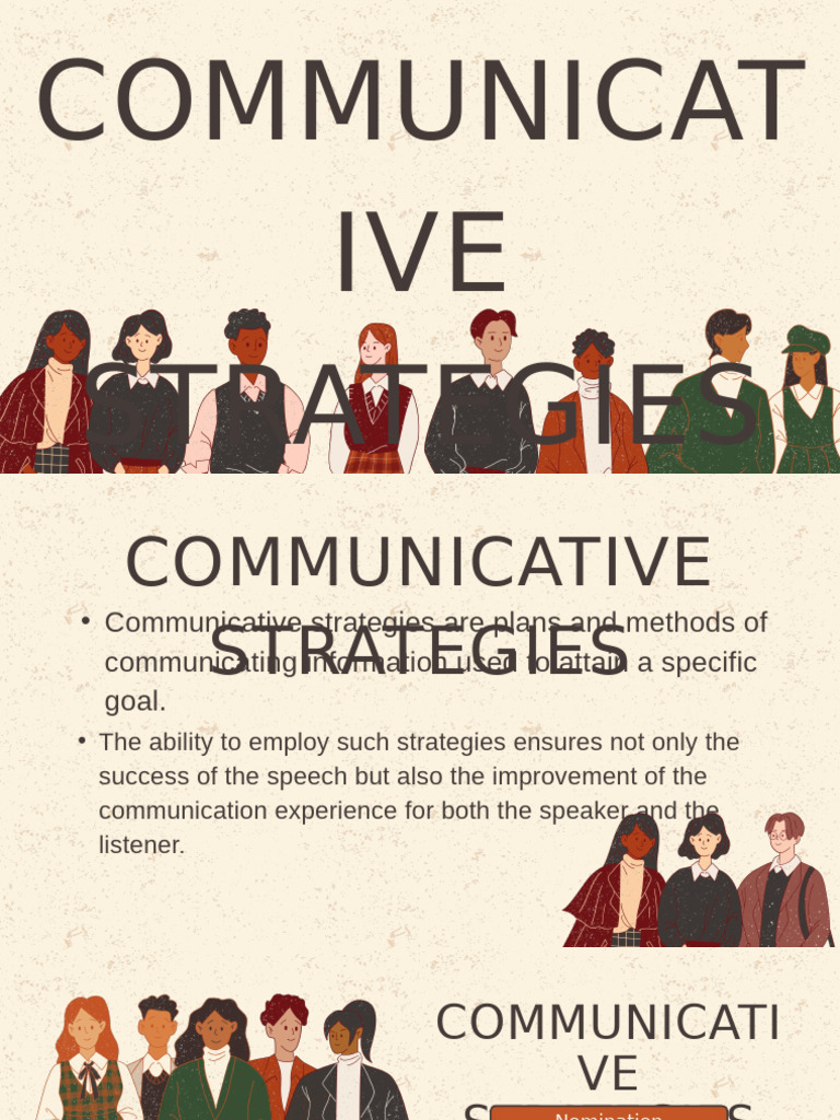 Communication Strategies Student | PDF