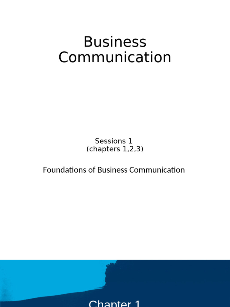 Session 1 | PDF